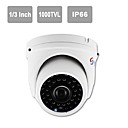 yanse ir camera dome 13 CMOS 36-conduit 1000tvl securite de vision de CCTV etanche interieur  cameras exterieures 711cfw