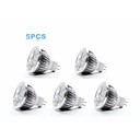 5pcs MR16  GU5.3  5w 350-400lm 6000-6500K fraiche lumiere de campouleur blanc conduit ampoule spot  12v 