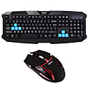 x1000 qisan jeu de 2.4g clavier sans fil et kit de souris