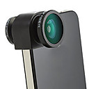 objectif grand angle macro fisheye 3 en 1 lentille de telephone portable pour iPhone4  4S