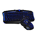 HAVIT 104-672 optique haut debit filaire USB Gaming Keyboard  souris 2400dpi costume lumineux