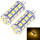 JMT-105 g4 30x5050smd 420lm 3000k lumiere blanche froide a mene la le deux broches  12V DC  2 pcs