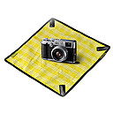 dustgo MCD-40 de conception de tartan jaune emballage de protection magique pour appareil photo sans miroir 30  30cm