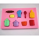 gants pot outils gateau cuillere de chocolat fondant silicone mampoule cake de decoration l6.9cm  w6.9cm  h1cm