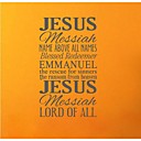 jiubai jesus devis mur sticker mural autocollant 58cm  100cm