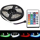 etanche 72W 5000lm 625nm 300 SMD 5050 RGB LED bande de lumiere de decoration w  UE Plug 5m