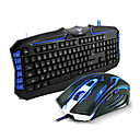 HAVIT 104-701 optique haut debit filaire USB Gaming Keyboard  souris 2400dpi costume lumineux