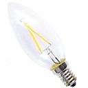 e14 4w Epistar de 4xcob 400lm 2800-3200K ampoules bougies LED blanc chaud lumineuses incandescence  220V 