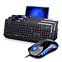 ajazz lumineux haute vitesse USB filaire clavier de jeu optique  souris 1600dpi costume