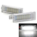 2 blanc 18 3528 SMD conduit le de lumiere de courtoisie porte pour bmw mini cooper r50 r52 R53