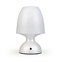 dimmable 1.2w 100lm 5000k 1-conduit usb le tactile nuit de chevet - blanc 45 ~ 5V  3 x aa