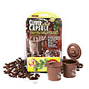 capsule de cafe reutilisable intelligent filtre cafe unique - pack 3 - bpa