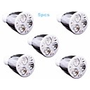 5pcs GU10 9w 700-900lm 3000-3500K chaude lumiere de campouleur blanc conduit ampoule spot  220v 