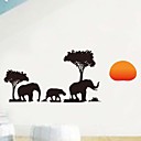 stickers muraux autocollants de mur peinture murale d accueil d Afrique de l elephant Decoration murale PVC autocollants