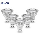 ienon 5pcs GU10 5W 400-450lm 3000k lumiere LED blanc chaud blub au comptant  100-240V 