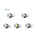 5pcs 7w gu10 500-550lm 3000-3500K blanc chaud dimmable de soutien de campouleur conduit epi ampoule de la le de lumiere de tache  220v 