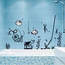 stickers muraux stickers muraux salle de bains marins animale mur decor mural PVC autocollants