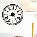 Horloge murale stickers muraux de decoration bricolage horloge murale en PVC autocollants