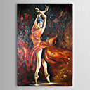 peinture l huile personnes dame danseur toile peinte la main 1212-pe0181