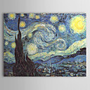 peints la main peinture l huile une nuit etoilee par Vincent van Gogh avec cadre tendu