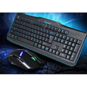 Sunsonny lumineux haute vitesse USB filaire clavier de jeu optique  souris 1600dpi costume