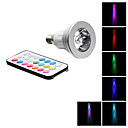 e14 haute puissance LED 3W 210lm RGB LED spots  ca 220-240 