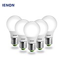 ienon @ 5pcs E27 5W 400-450lm 3000k lumiere LED blanc chaud globe ceramique blub  100-240V 