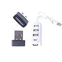 usb wifi nano adaptateur LAN sans fil 802.11 b  g  n 150mbps mini-adaptateur de carte reseau avec hub repartiteur pour ordinateur