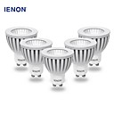 ienon 5pcs GU10 3w 240-270lm 3000k lumiere LED blanc chaud blub au comptant  100-240V 