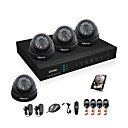 ZOSI 800TVL HDMI 500GB HDD 8CH H.264 DVR Kits 4x Outdoor Day Night IR CCTV Camera Security System