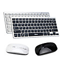 qisan d1000 2.4g clavier sans fil mince et kit de souris