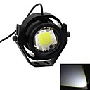 exled haute luminosite 6000k 10w 12v 850lm a mene la lumiere blanche moto projecteur - noir