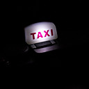 BHW creatif chaud couvre-chaussures en forme de taxi-avec lumiere LED