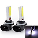 Marsing haute puissance 10w 6500k 900lm 881 2-LED COB blanc froid tete de voiture lumiere  antibrouillard 12 ~ 24V  2 pcs