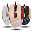 Sunsonny TM60 6 boutons bleu conduit 60010001600 dpi usb lumiere filaire souris optique de jeu noir  rouge  blanc