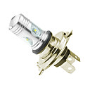 h4 P43t Cree XP-e conduit 20w 1300-1600lm 6500-7500k ac  DC12V-24 brouillard blanc - argent transparent