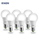 ienon @ 6pcs E27 5W 400-450lm 6000k lumiere naturelle blanc grand angle conduit blub globe  100-240V 