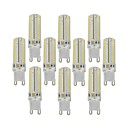 10pcs G9 5W 104pcs  3014smd bridgelux 500lm 2800-3000k lumiere blanche chaude a mene la lumiere de mae