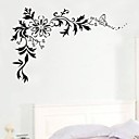 stickers muraux stickers muraux famille de fleurs de decoration interieure murale PVC autocollants