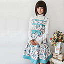 infante lolita une lettre de Paris manches longues en coton flamme robe sweet lolita