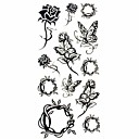 1pc rose noire tatou...