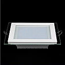 12w carre masque de verre LED SMD de lumiere de panneau de 5730 mini le de la cuisine conduit plafonniers AC85-265V