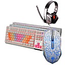 ajazz lumineux optique USB filaire jeu clavier  souris 1000dpi costume