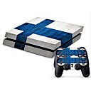 couvercle de protection autocollant autocollant de la console PS4 peau de controleur de la peau