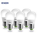 ienon 6pcs s14 e27 5w 400-450lm 6000k frais poire de lumiere blanche en forme de conduit blub ceramique  100-240V 