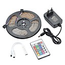 5 metres etanche 24W 1200lm 300x3528 SMD mini-RGB LED bande LED lumiere 12V DC