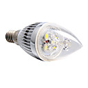 dimmable e14 3w 270lm 5500-6000K lumiere blanche naturelle conduit ampoule de bougie  220v