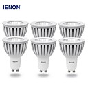 ienon 6pcs GU10 5W 400-450lm 3000k lumiere LED blanc chaud blub au comptant  100-240V 