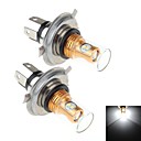 2pcs h4 8w 8x samsung 2323 SMD 900lm 6000k lumiere LED blanche pour frein de voiture  le de direction  brouillard de lumiere de signal DC10 ~