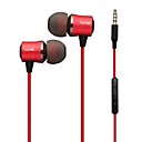 plextone x39m dans loreille metal lourd casque de basse avec micro et Compatibe pour iPhone6  iPhone6 ainsi que telephone mobile  pad  mp3 